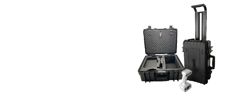 Transport case for 3D scanners