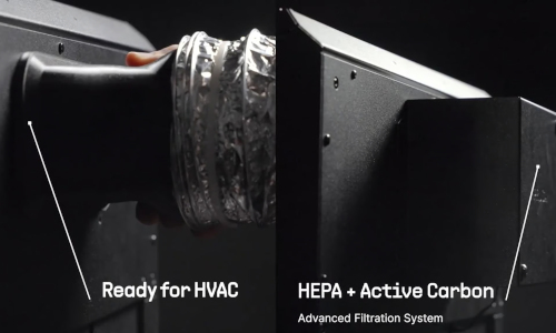 Connection to workshop ventilation
