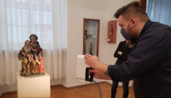 3D scanning of exhibits from the County Museum in Nysa